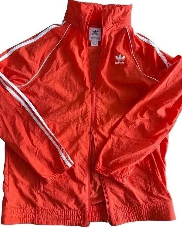 urtka wiatrówka Adidas Originals M pomarańczowa ortalion rocznik 2014 retro y2k