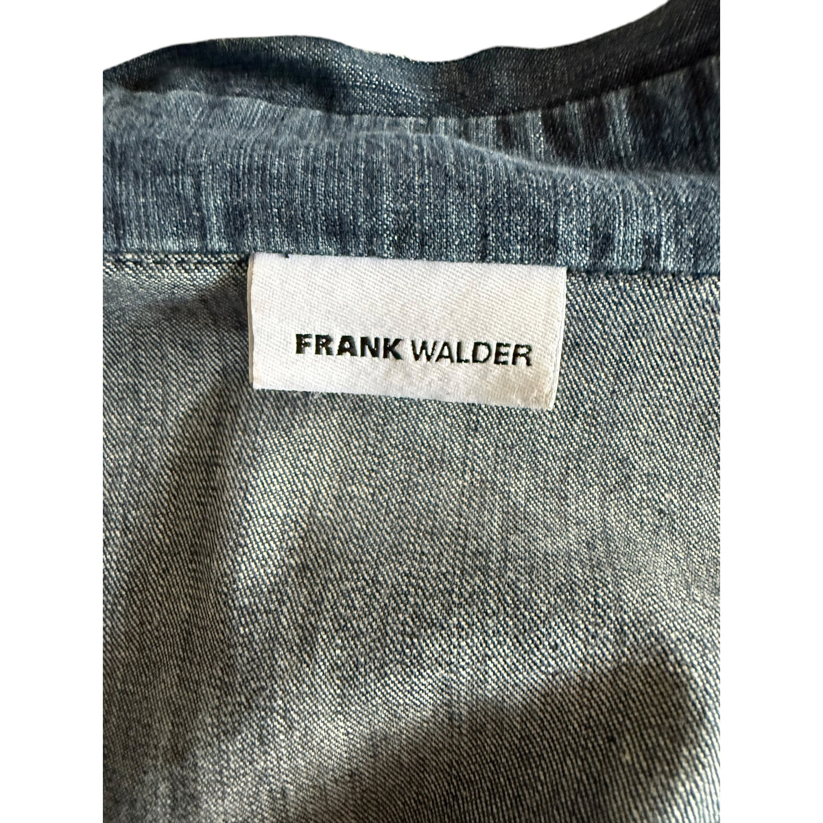Frank Walder katana jeansowa 44 XXL kurtka dżinsowa haft kwiaty boho unikat