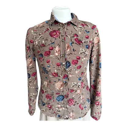 Koszula sztruksowa róże Massimo Dutti 36 (S)