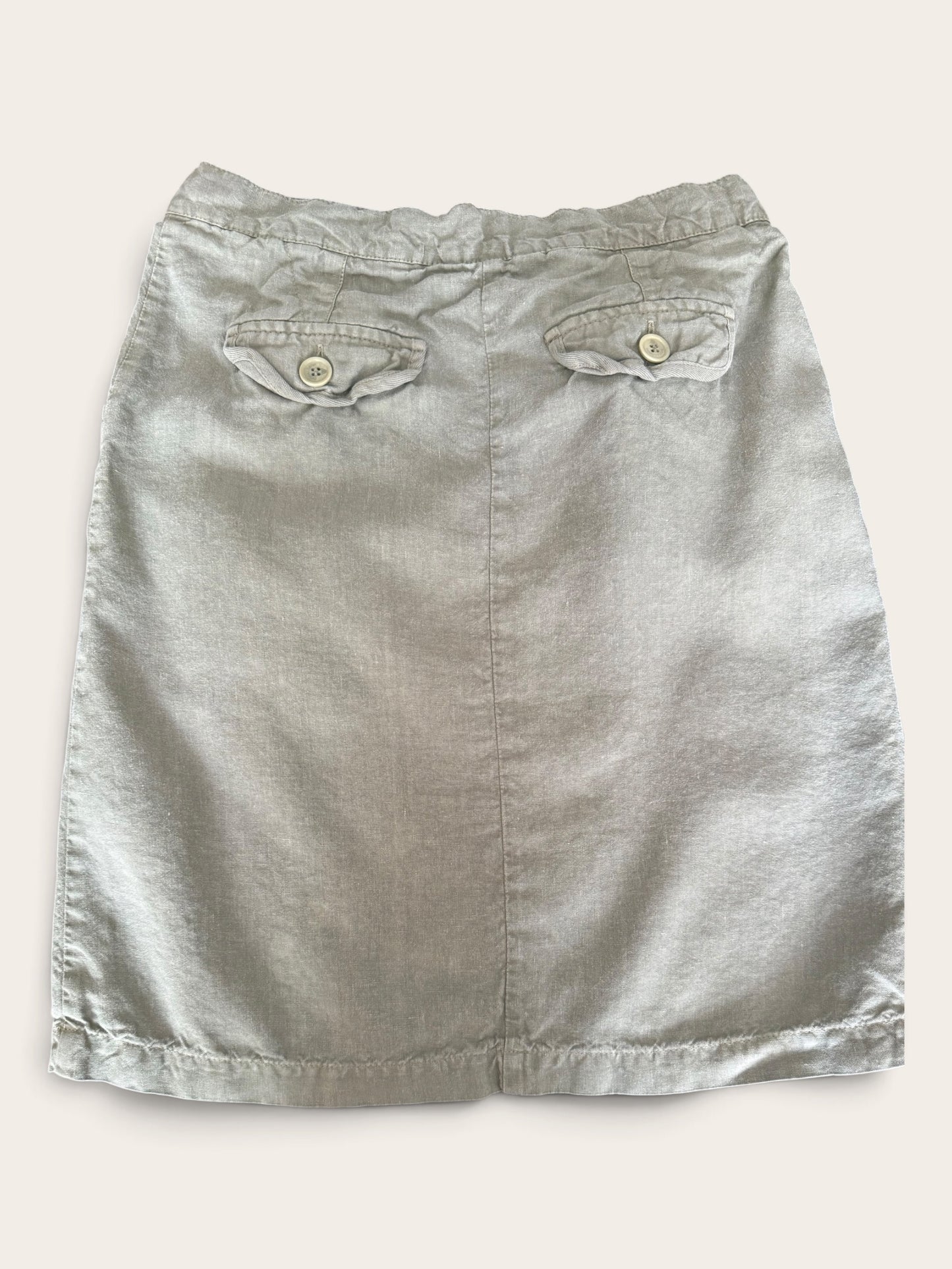 Spódnica vintage Donaldson khaki 38 M second hand | TrickandChic