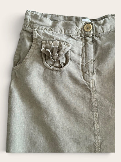 Spódnica vintage Donaldson khaki 38 M second hand | TrickandChic