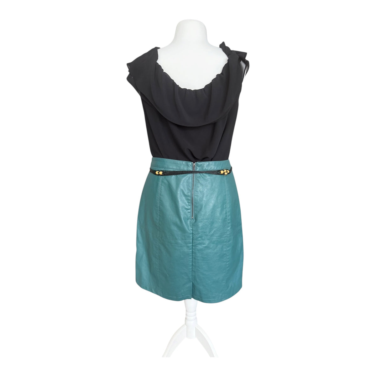 Czarna bluzka hiszpanka z falbaną & Other Stories 40 L (wypada 42 XL / oversize)
