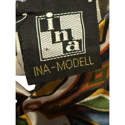 Damska bluzka Ina w stylu vintage – wzór i fason z przodu