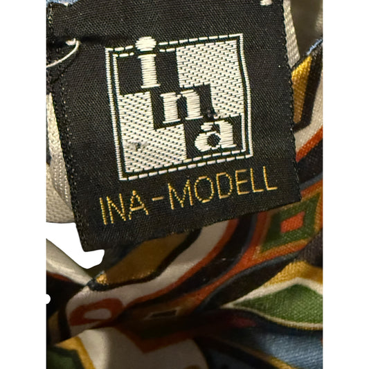 Damska bluzka Ina w stylu vintage – wzór i fason z przodu