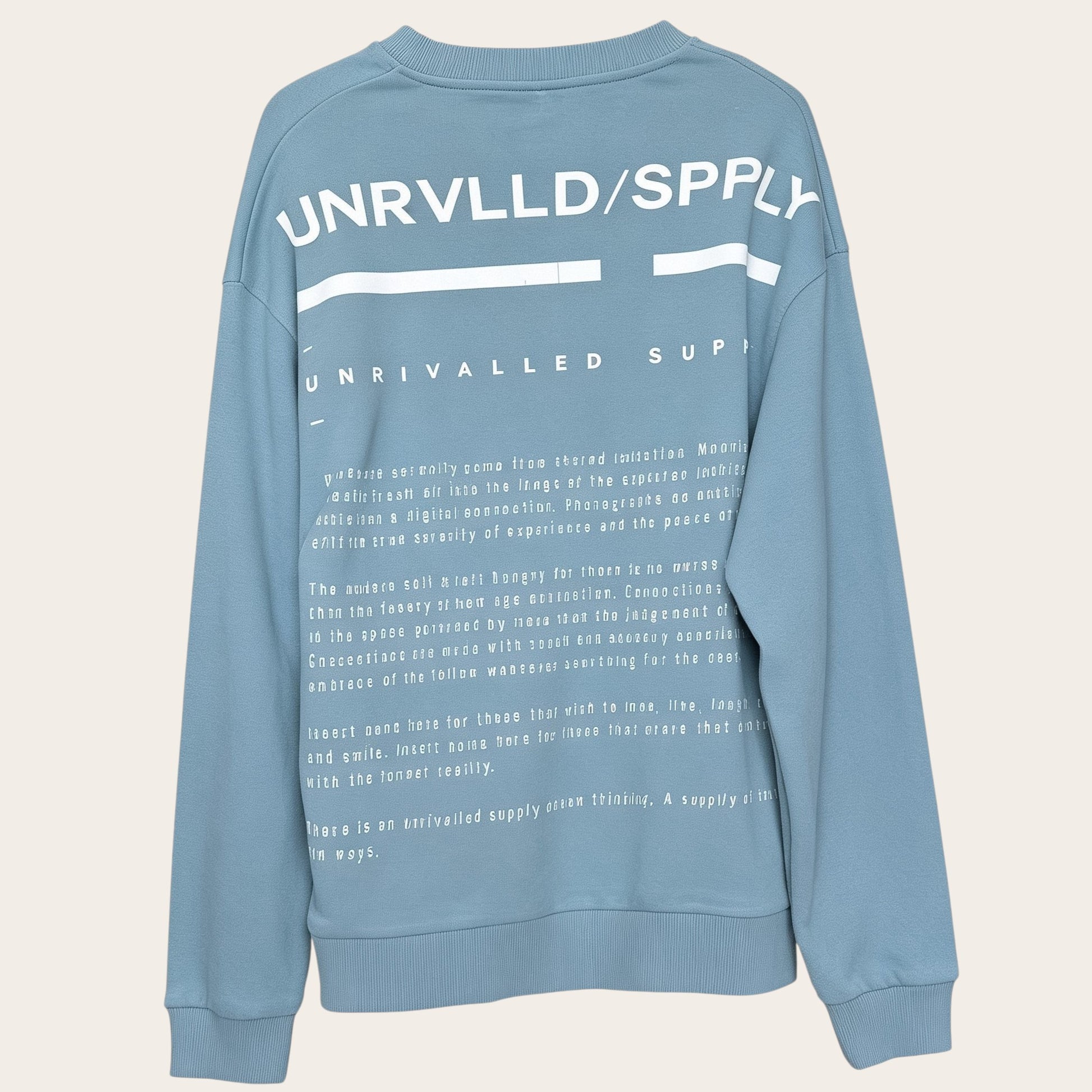 Unrivalled Supply bluza – nadruk z tyłu UNRVLLD/SPPLY