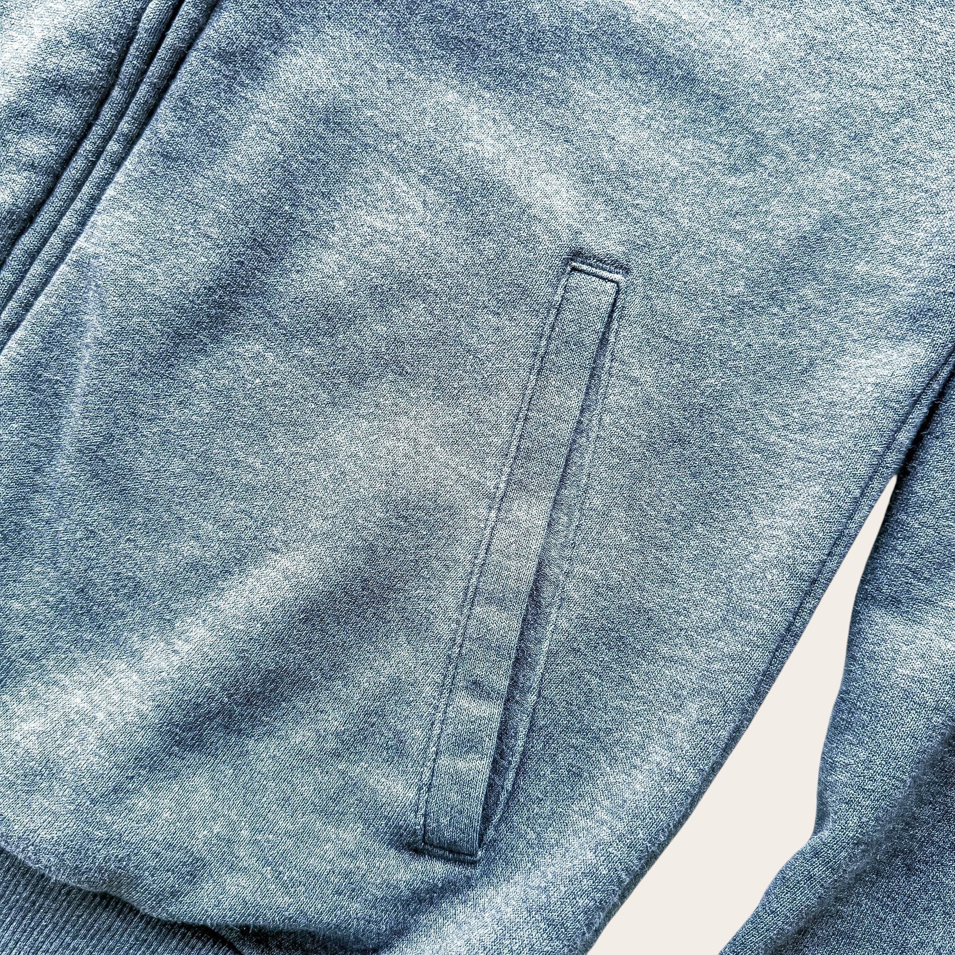 Szara melanżowa kieszeń bluzy TrickandChic adidas z miękkiego poliestru